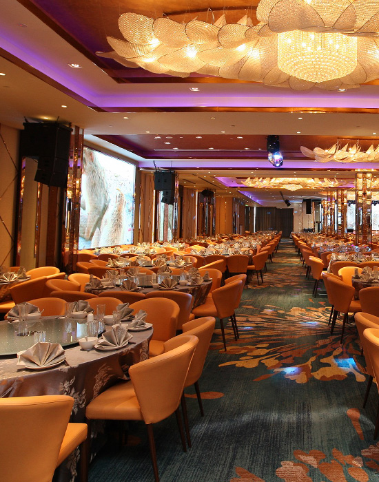 OUG Jade seating and service planning for a high-capacity banquet venue