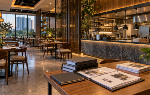Illustrative restaurant handover review before opening